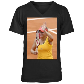 Caroline Wozniacki Men's V-Neck T-Shirt