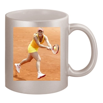 Caroline Wozniacki 11oz Metallic Silver Mug