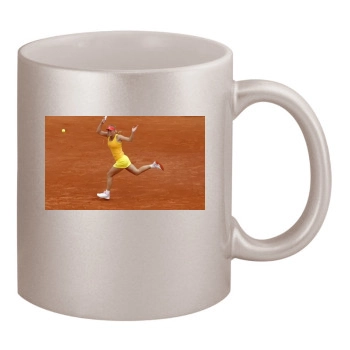 Caroline Wozniacki 11oz Metallic Silver Mug