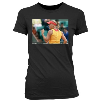 Caroline Wozniacki Women's Junior Cut Crewneck T-Shirt