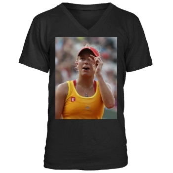 Caroline Wozniacki Men's V-Neck T-Shirt