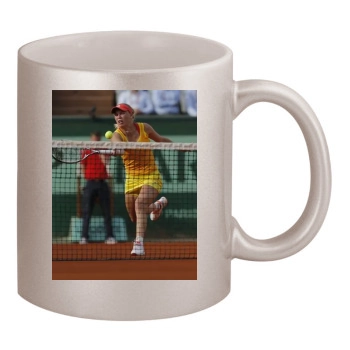 Caroline Wozniacki 11oz Metallic Silver Mug