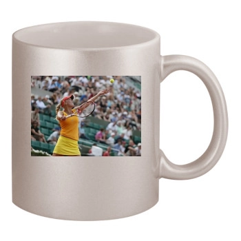 Caroline Wozniacki 11oz Metallic Silver Mug