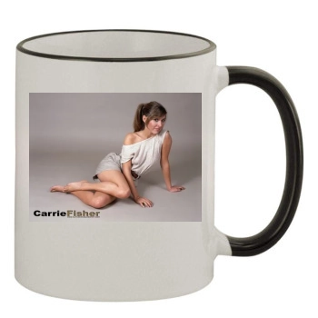 Carrie Fisher 11oz Colored Rim & Handle Mug