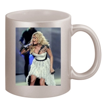 Carrie Underwood 11oz Metallic Silver Mug