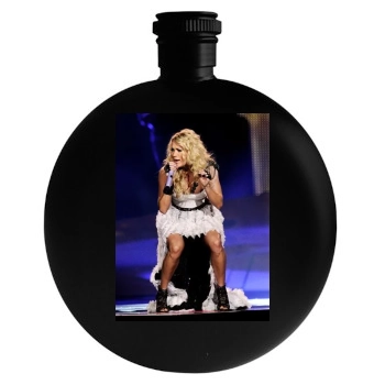 Carrie Underwood Round Flask