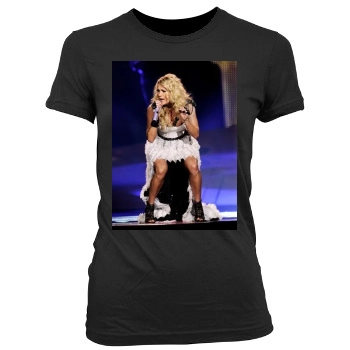 Carrie Underwood Women's Junior Cut Crewneck T-Shirt