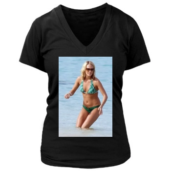 Carrie Underwood Women's Deep V-Neck TShirt