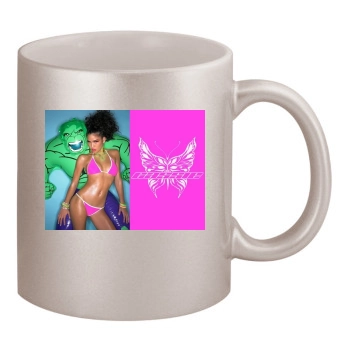 Cassie Ventura 11oz Metallic Silver Mug