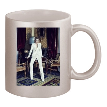 Cate Blanchett 11oz Metallic Silver Mug