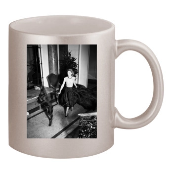 Cate Blanchett 11oz Metallic Silver Mug