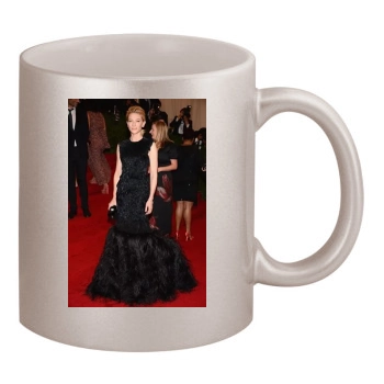 Cate Blanchett 11oz Metallic Silver Mug