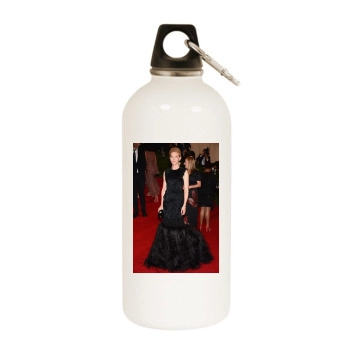 Cate Blanchett White Water Bottle With Carabiner