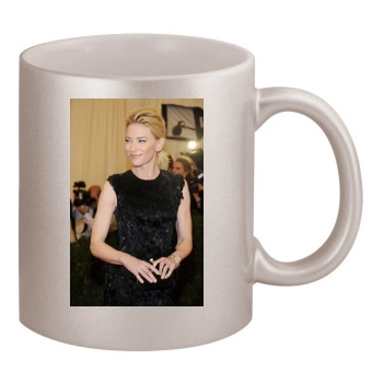 Cate Blanchett 11oz Metallic Silver Mug