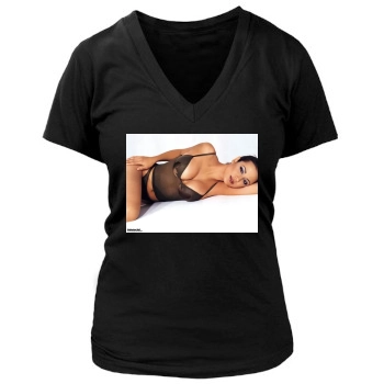 Catherine Bell Women's Deep V-Neck TShirt