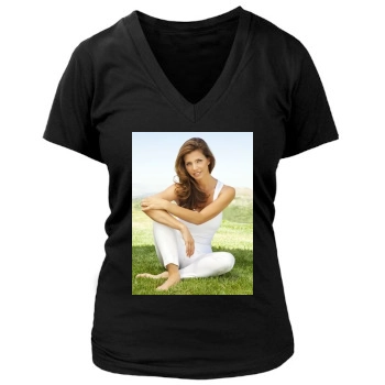 Charisma Carpenter Women's Deep V-Neck TShirt