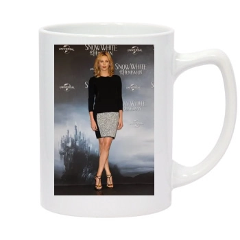 Charlize Theron 14oz White Statesman Mug