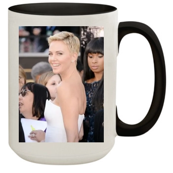 Charlize Theron 15oz Colored Inner & Handle Mug