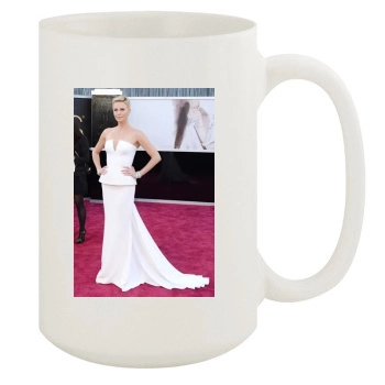 Charlize Theron 15oz White Mug