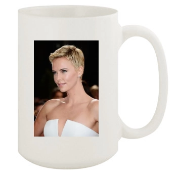 Charlize Theron 15oz White Mug