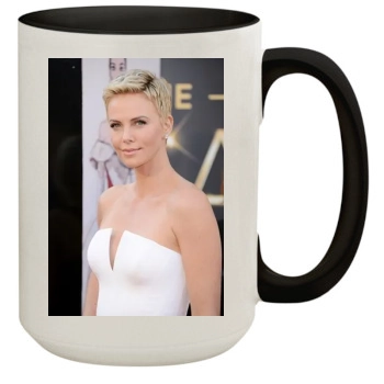 Charlize Theron 15oz Colored Inner & Handle Mug