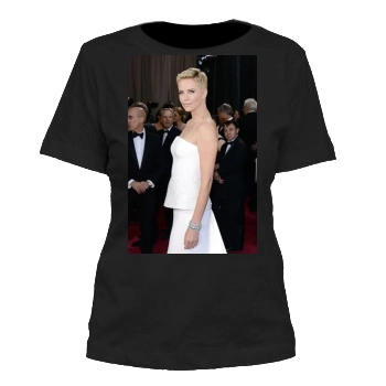 Charlize Theron Women's Cut T-Shirt