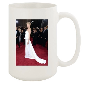 Charlize Theron 15oz White Mug