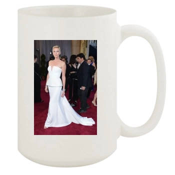 Charlize Theron 15oz White Mug