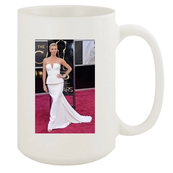 Charlize Theron 15oz White Mug