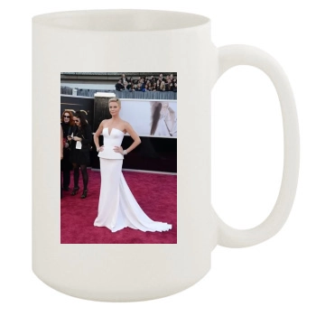 Charlize Theron 15oz White Mug