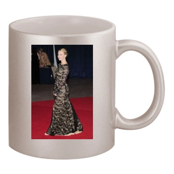 Charlize Theron 11oz Metallic Silver Mug