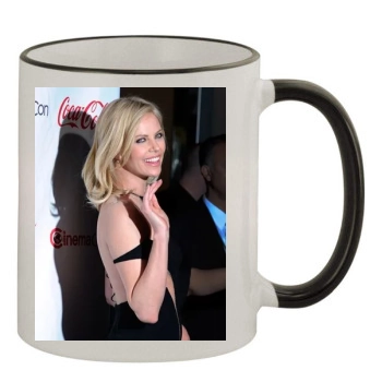 Charlize Theron 11oz Colored Rim & Handle Mug