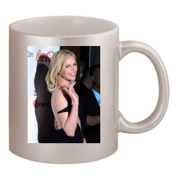 Charlize Theron 11oz Metallic Silver Mug