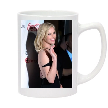 Charlize Theron 14oz White Statesman Mug