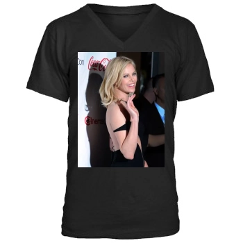 Charlize Theron Men's V-Neck T-Shirt