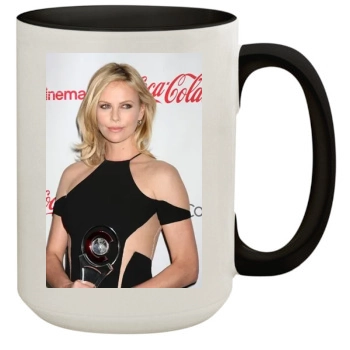 Charlize Theron 15oz Colored Inner & Handle Mug