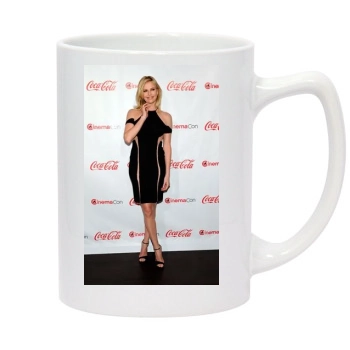 Charlize Theron 14oz White Statesman Mug