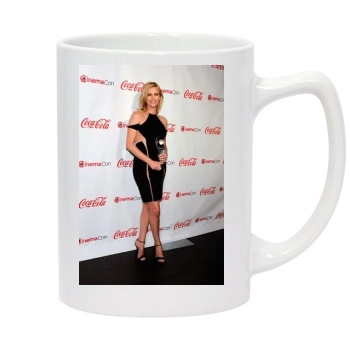 Charlize Theron 14oz White Statesman Mug