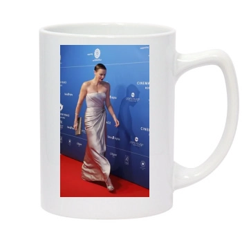 Charlize Theron 14oz White Statesman Mug