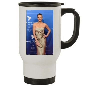 Charlize Theron Stainless Steel Travel Mug