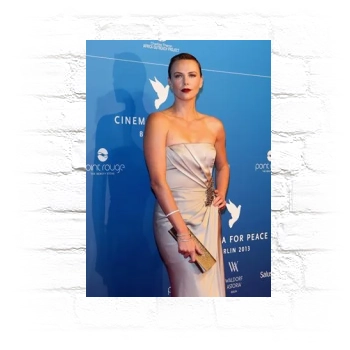 Charlize Theron Metal Wall Art