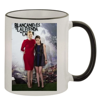 Charlize Theron 11oz Colored Rim & Handle Mug