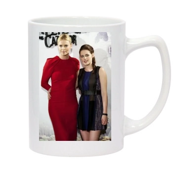 Charlize Theron 14oz White Statesman Mug