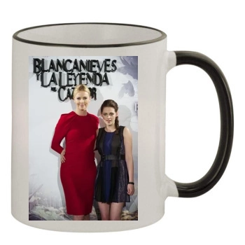 Charlize Theron 11oz Colored Rim & Handle Mug