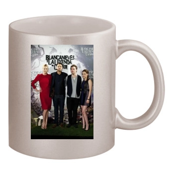 Charlize Theron 11oz Metallic Silver Mug