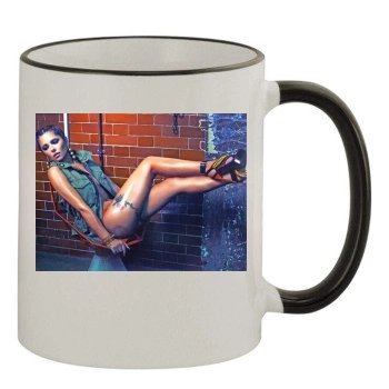 Cheryl Cole 11oz Colored Rim & Handle Mug