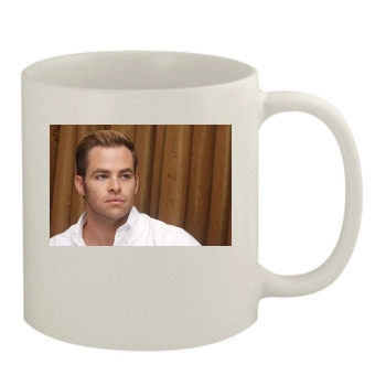 Chris Pine 11oz White Mug