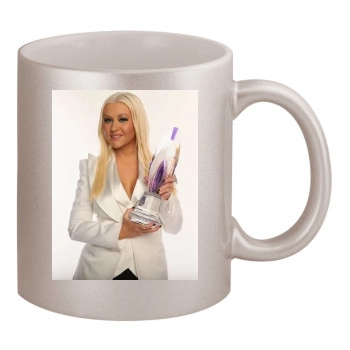 Christina Aguilera 11oz Metallic Silver Mug