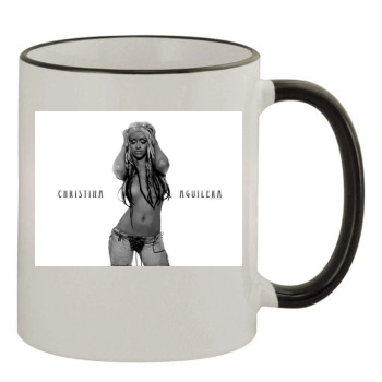 Christina Aguilera 11oz Colored Rim & Handle Mug