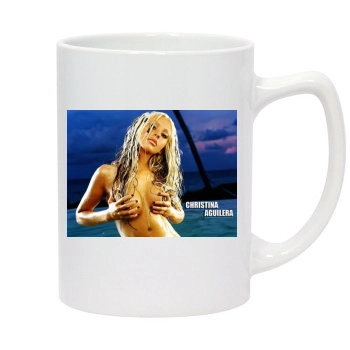 Christina Aguilera 14oz White Statesman Mug